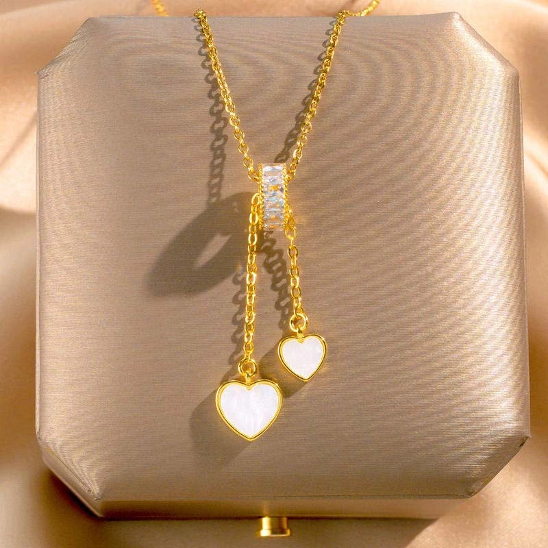 COLLIER DOUBLE COEUR